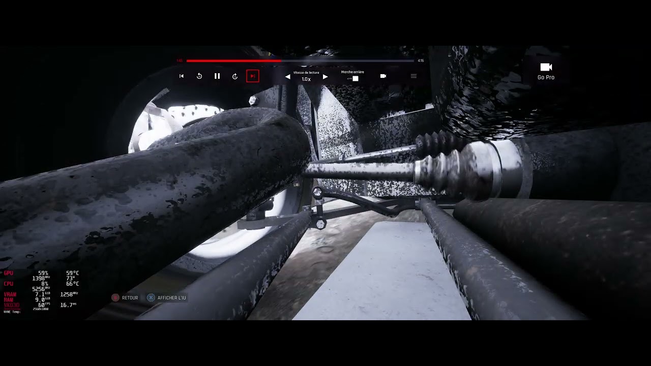 Assetto Corsa Rally - LG 34 21.9 75htz - Max Settings - Lancia Delta - rain / pluie - replay