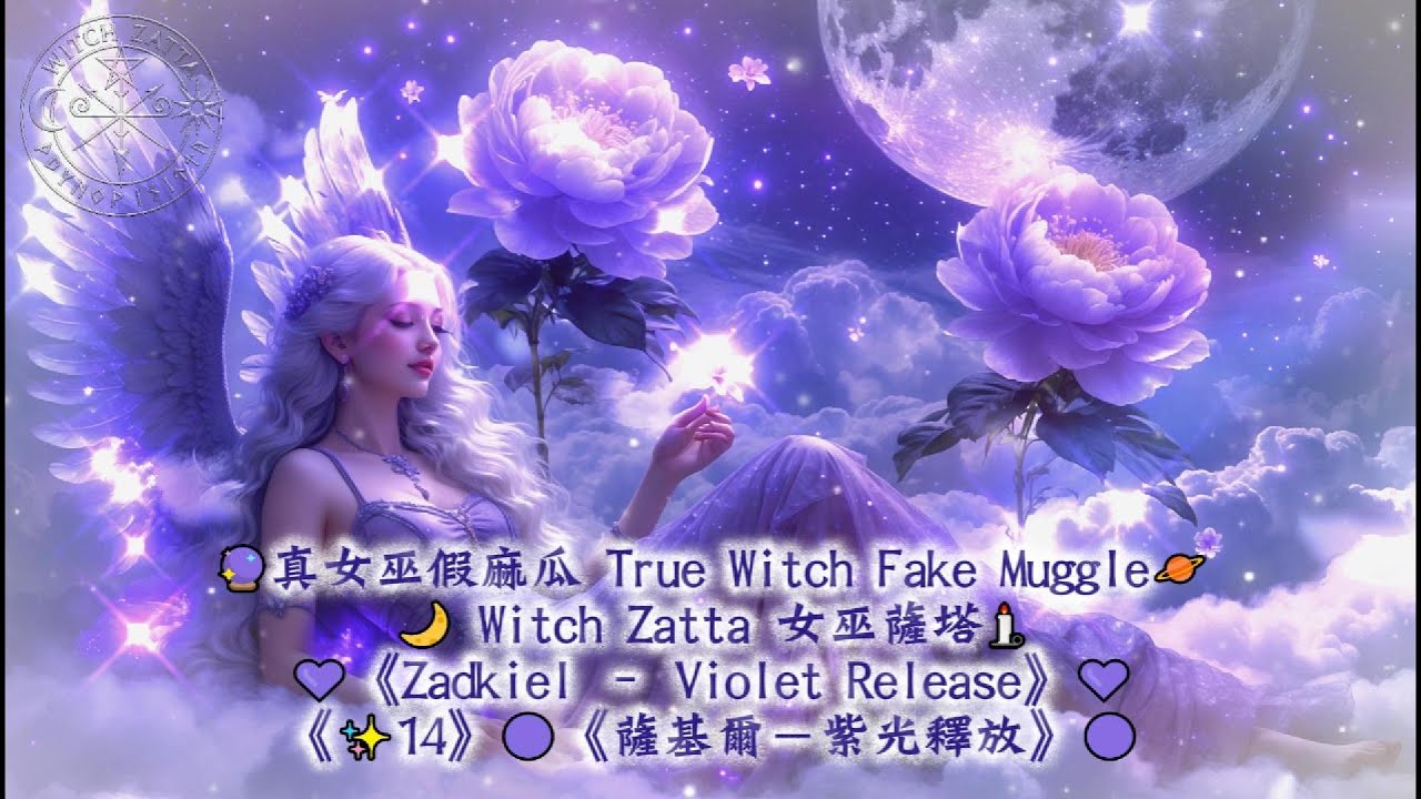 《✨14》🟣《薩基爾－紫光釋放》🟣💜大天使💜《Zadkiel – Violet Release》💜