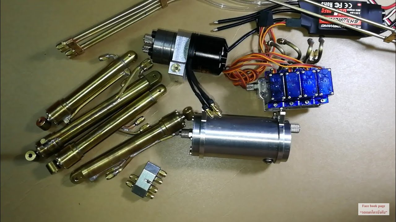 Hydraulic kit set for scale 1/16 excavator High pressure 40bar ++