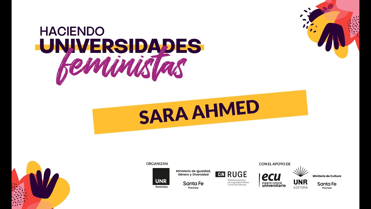 Videoconferencia de Sara Ahmed