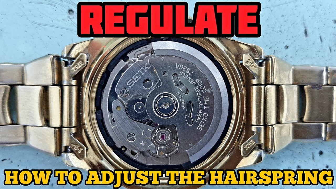 How To Regulate a Seiko Automatic Movement | SolimBD | Watch Repair Channel