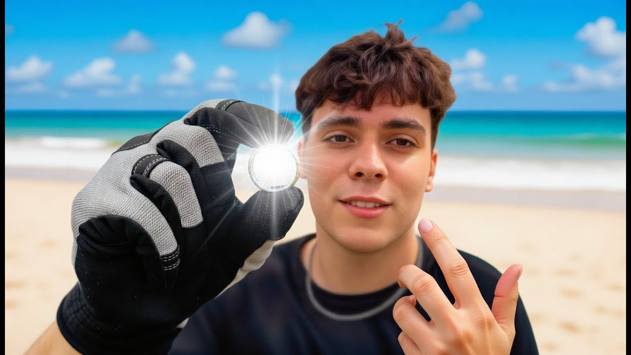 Lo que ENCONTRE con un DETECTOR DE METALES en una PLAYA DE BRASIL