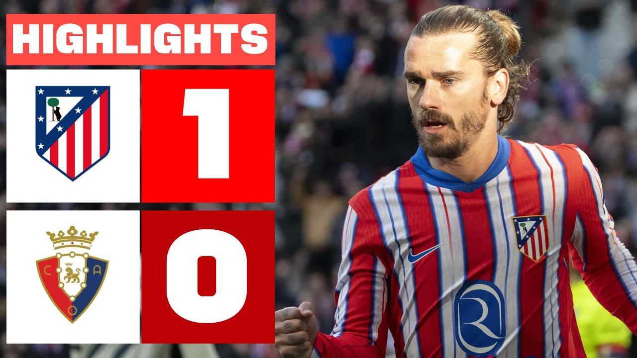 ATLÉTICO DE MADRID 1 - 0 CA OSASUNA I RESUMEN LALIGA EA SPORTS
