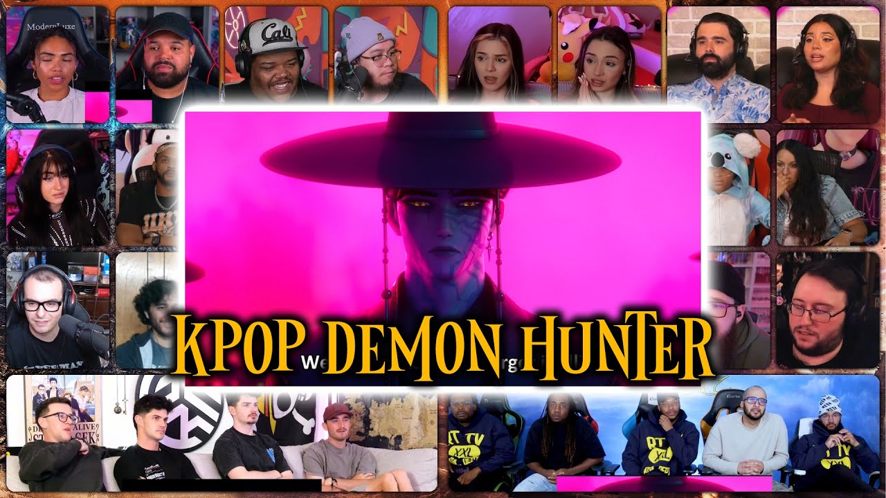 KPOP Demon Hunter Reaction Mashup