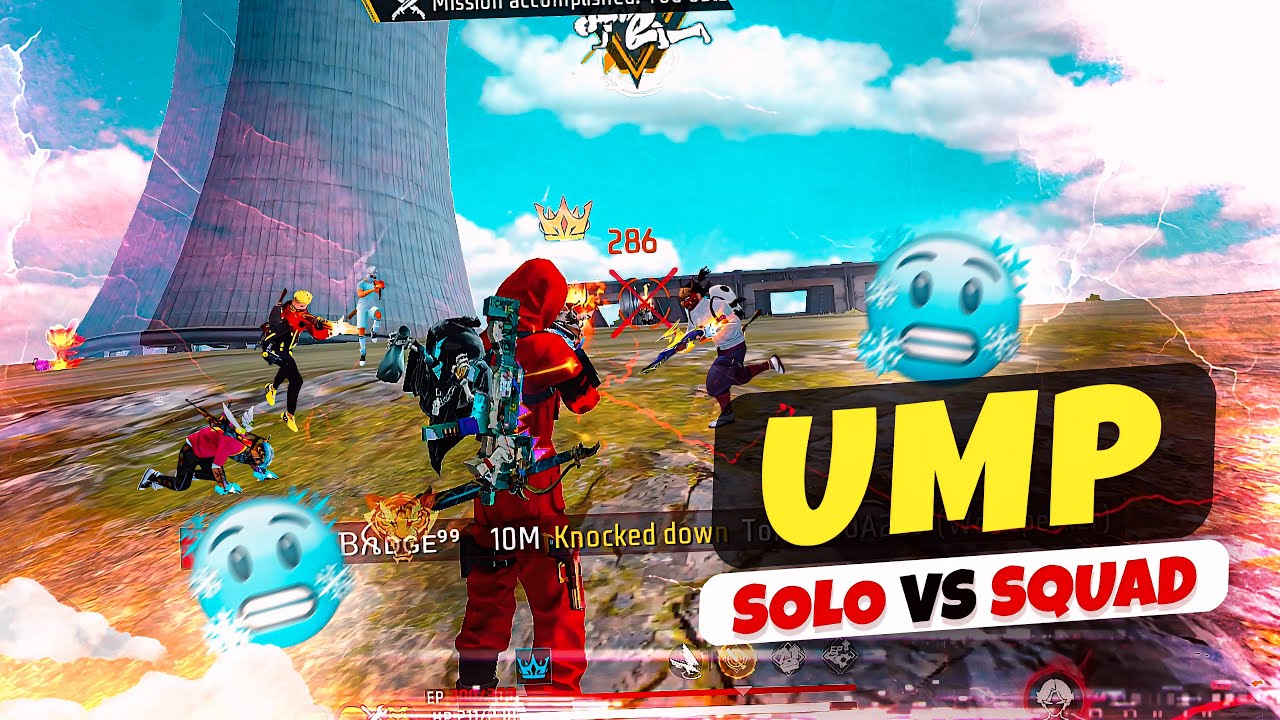 Hidden Power of UMP & Woodpecker Solo VS Squad Gameplay - Badge99