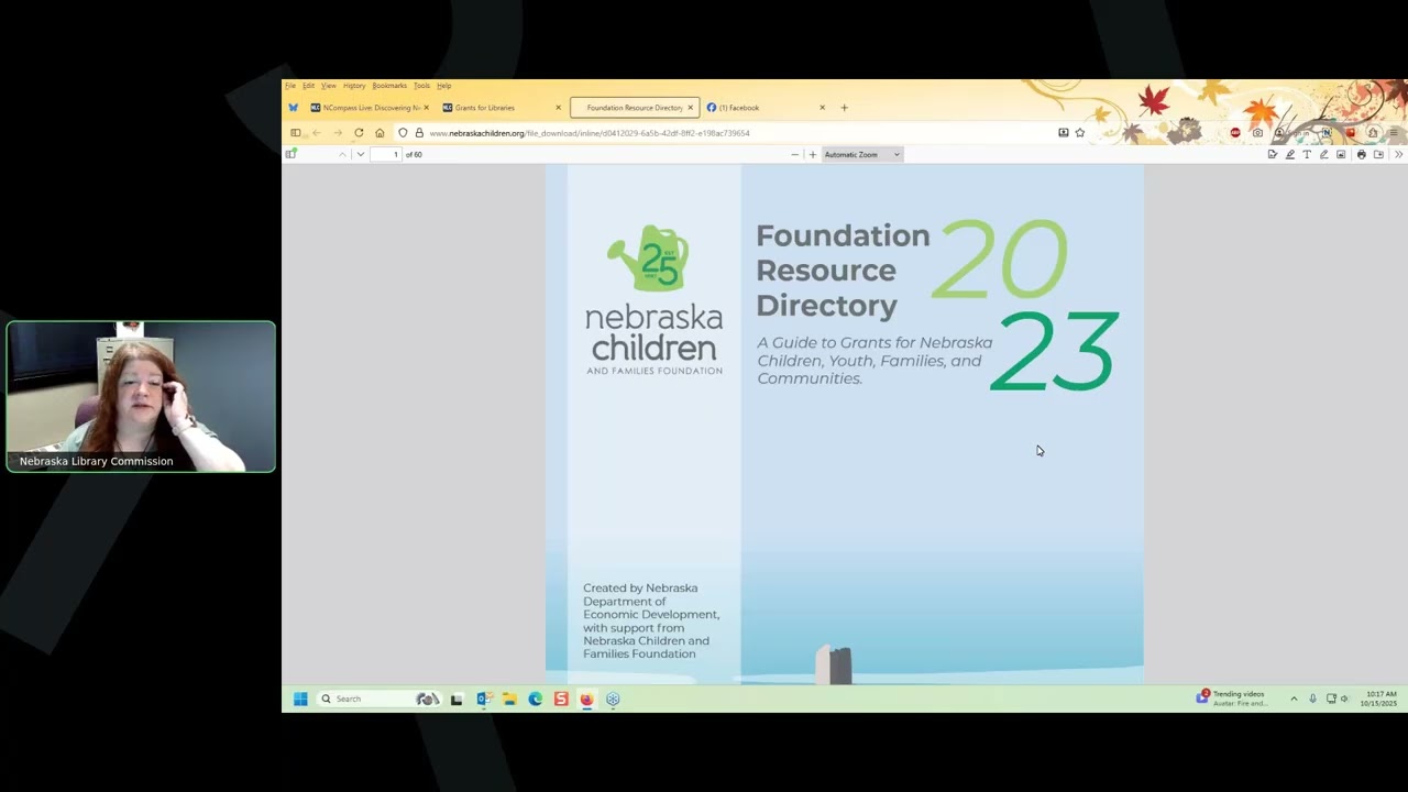 NCompass Live: Discovering New Grants for Your Library: Think Outside the Box