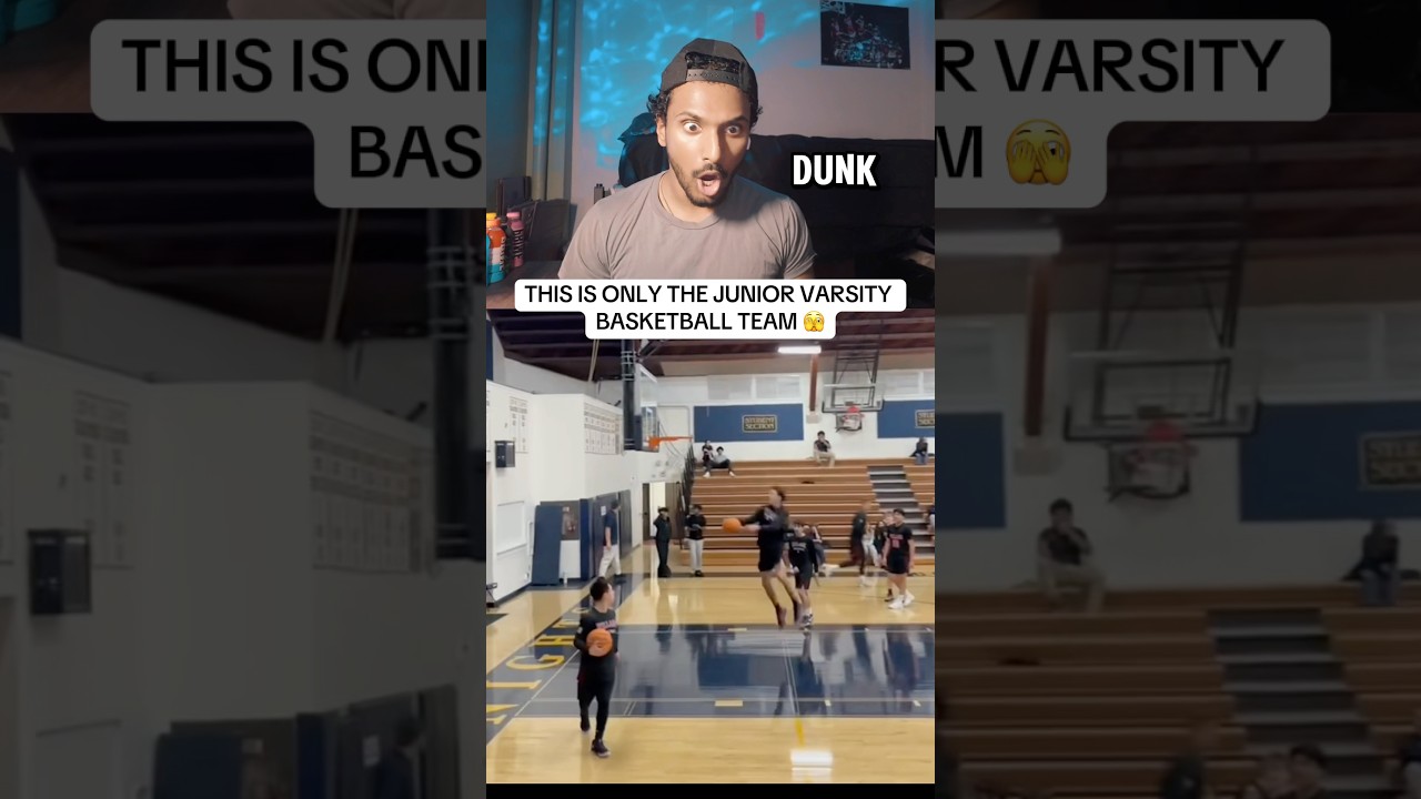 This is ONLY The JUNIOR Varsity Basketball Team 🫣 #highschoolbasketball #basketball #nba #shorts