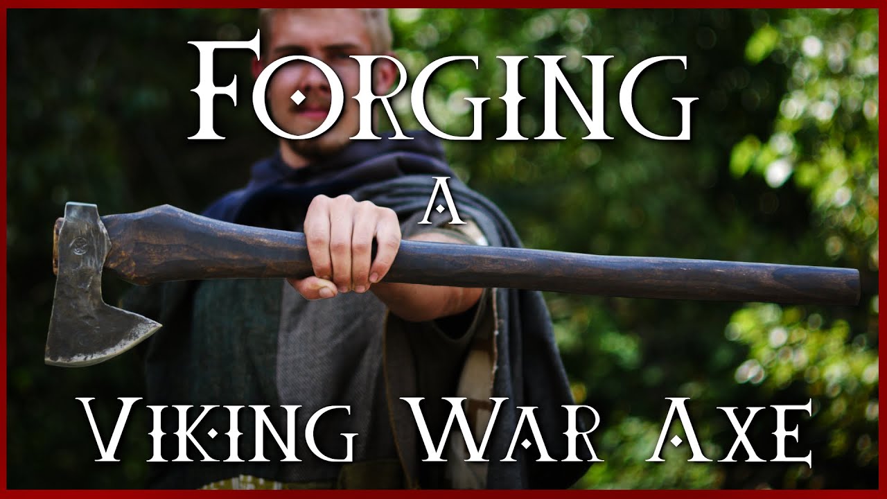 Forging a Viking War Axe | Medieval Blacksmithing