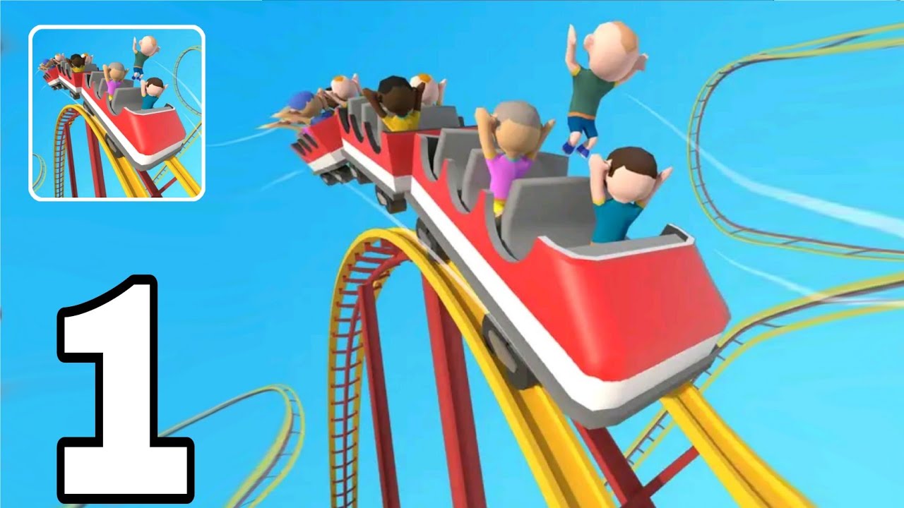 Hyper Roller Coaster(Boombit Games) - Gameplay Walkthrough Part 1 All Levels New Games(Android, iOS)