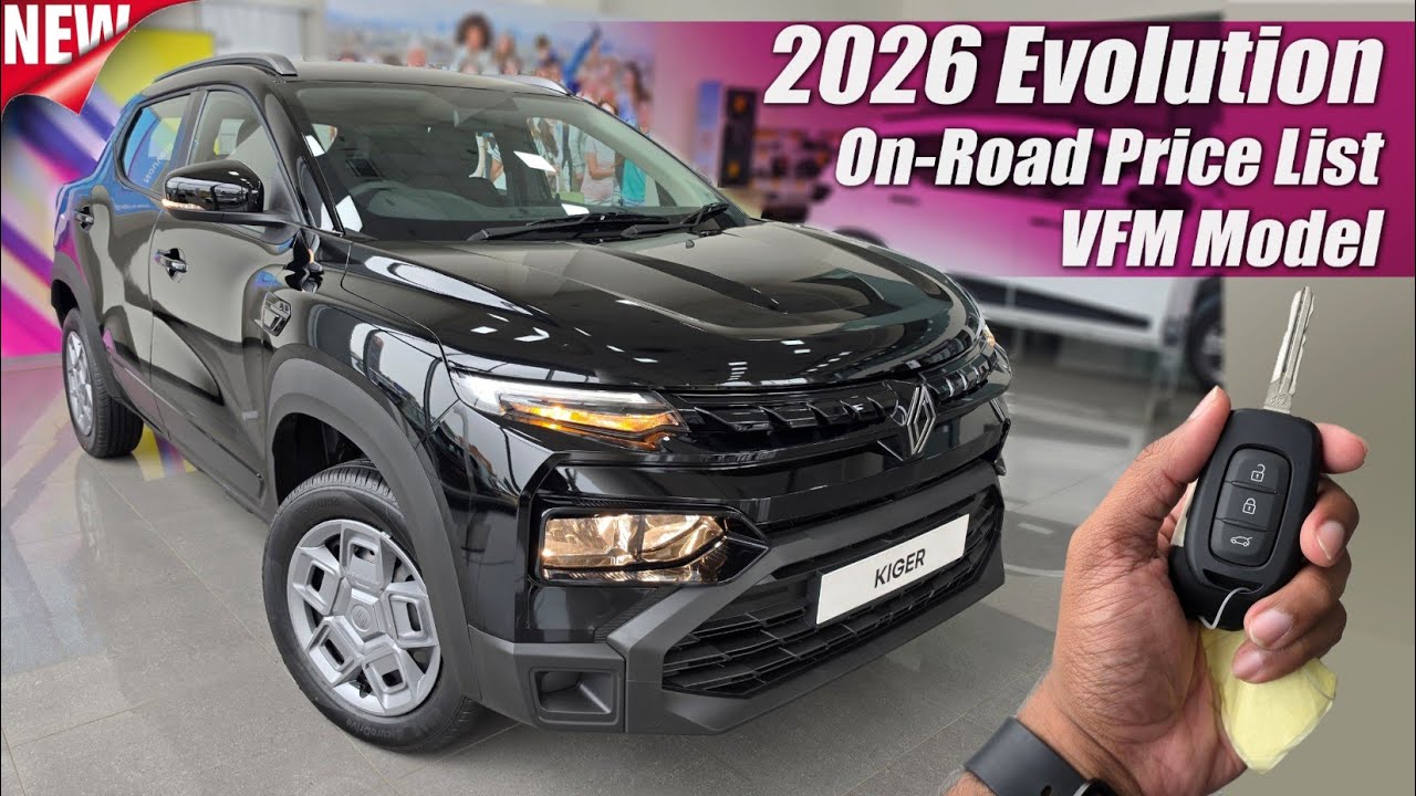 Renault Kiger 2026 Evolution (2nd Base) On Road Price List & Mileage