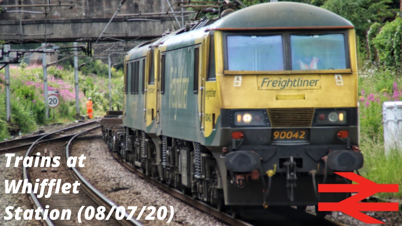 Trains at Whifflet Station (08/07/20)