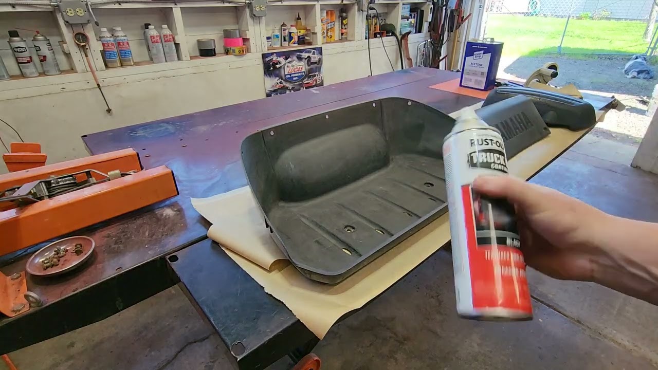 Today I restore the black plastic body panels off my Yamaha Drive Golf Cart!
