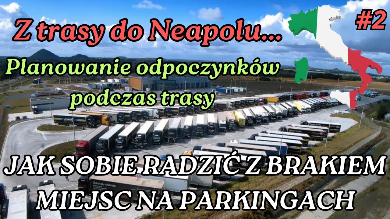 JAK SOBIE RADZIĆ Z BRAKIEM MIEJSC NA PARKINGACH/PLANOWANIE TRASY @kierowcazawodowy