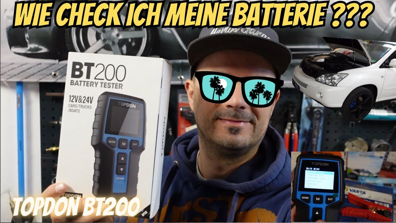 Wie checke ich meine Batterie ? / TOPDON BT200 / #diyautorepair #werkstatt  #youtubepartnerperks