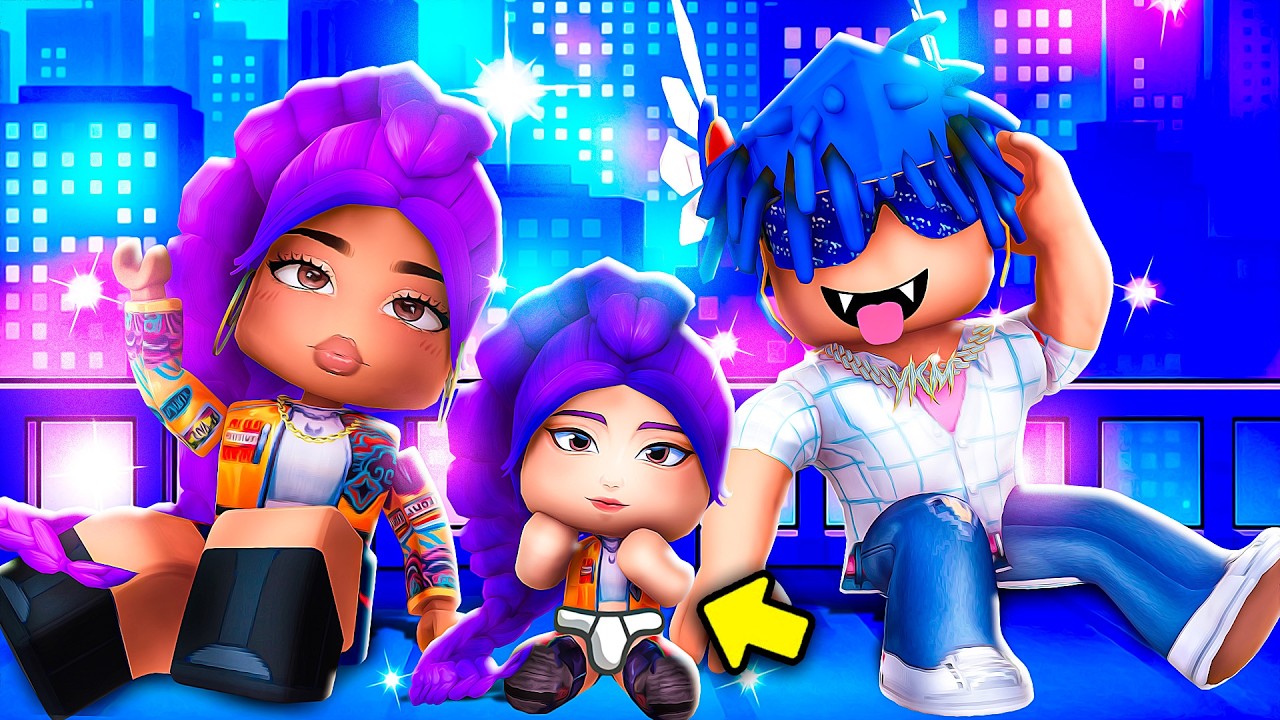 RAISING A K POP DEMON HUNTER FAMIILY.. (ROBLOX)
