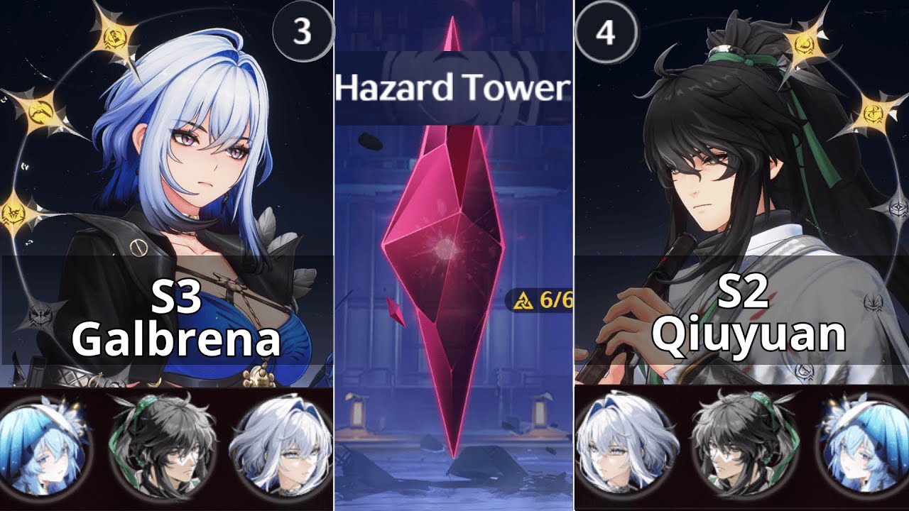 S3 Galbrena & S2 Qiuyuan ToA Hazard Tower Wuthering Waves 2.7