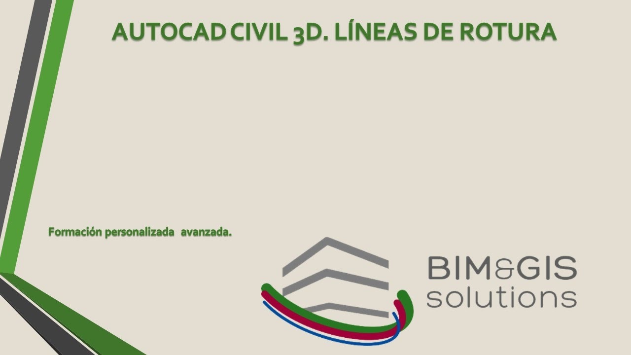 Lineas de Rotura BIM&GIS Solutions