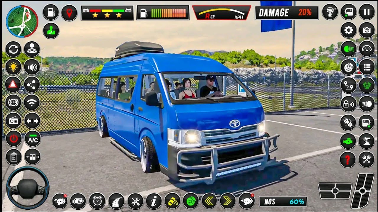 New Van Minibus Driving Games - Minibus Simulator 3D - Bus Game Android Gameplay