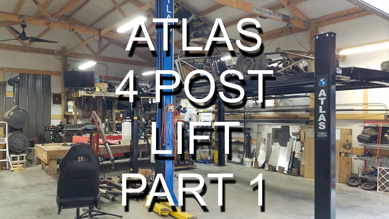 ATLAS 4 POST LIFT, Part 1. buying a lift,  pick up and unload