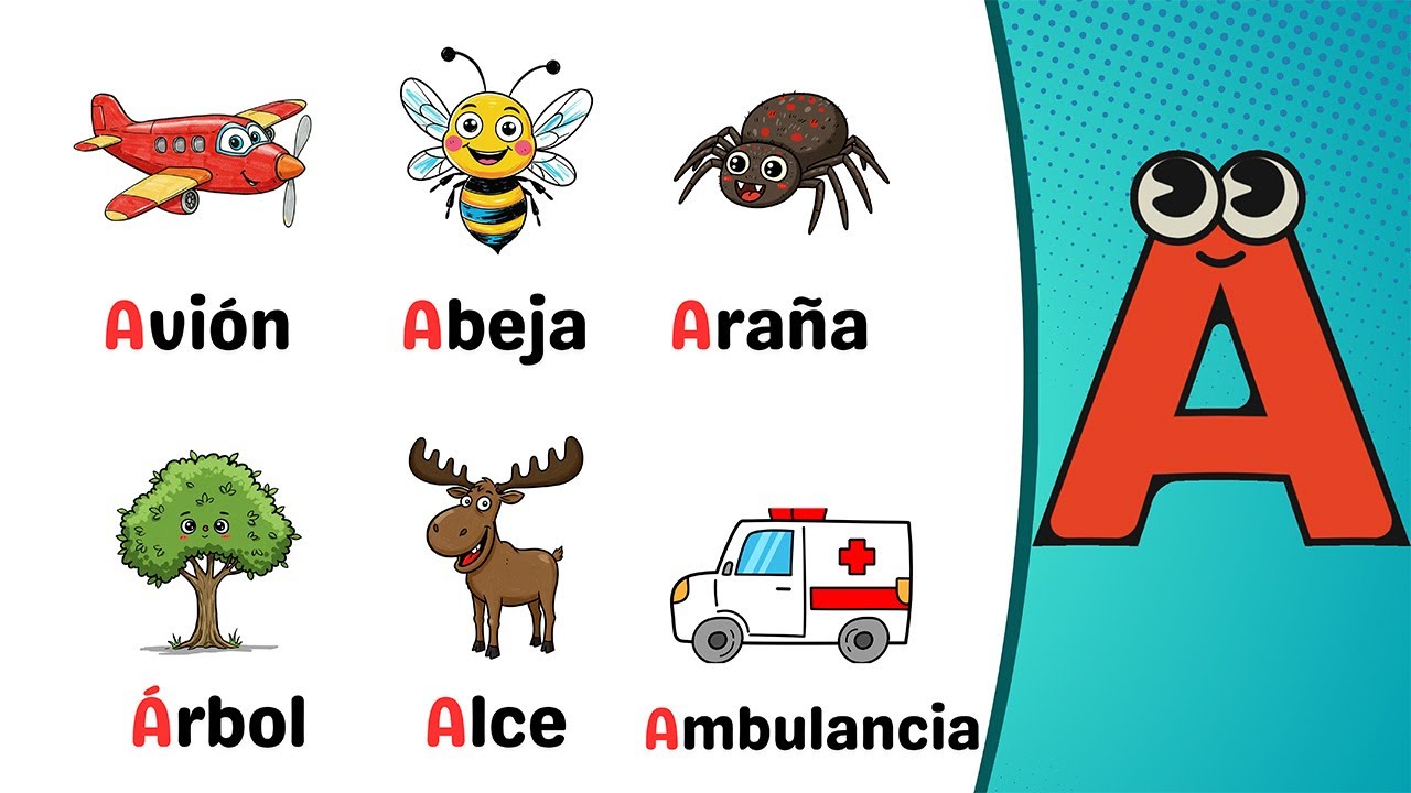 Aprende el Abecedario  | ✨Video Educativo para Niños 🧠🔤El Abecedario Completo de la A a la Z😄