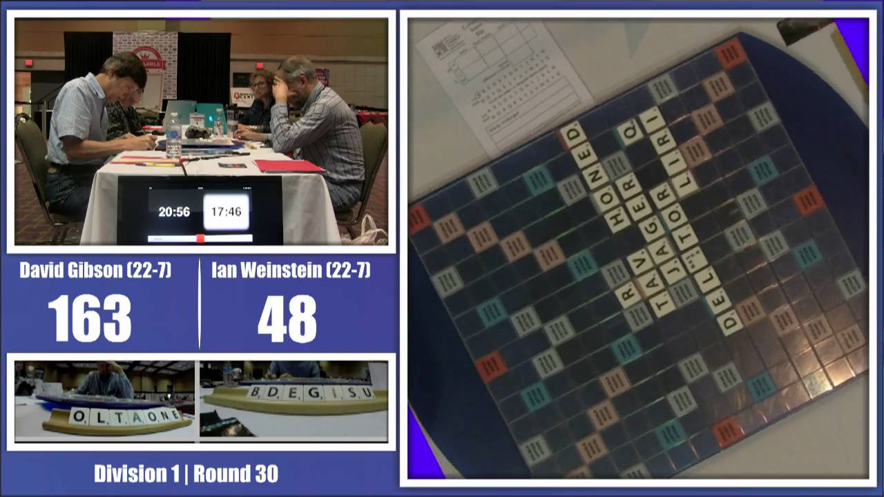 2016 North American Scrabble Championships Round 30