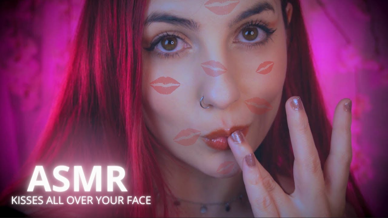 ASMR Covering you with kisses (up close and lens kisses) ♥