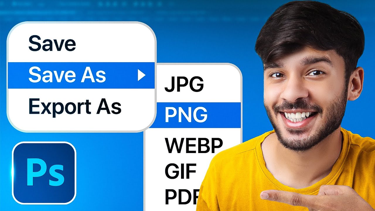 How to Save & Export - Photoshop From Beginner to Advance | Lesson 6
