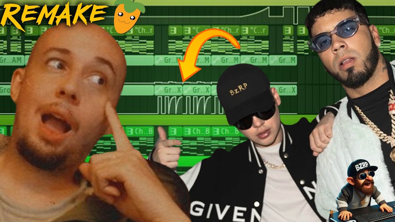 Así hice el BEAT de ANUEL AA || BZRP Music Sessions #46 en FL STUDIO🥕