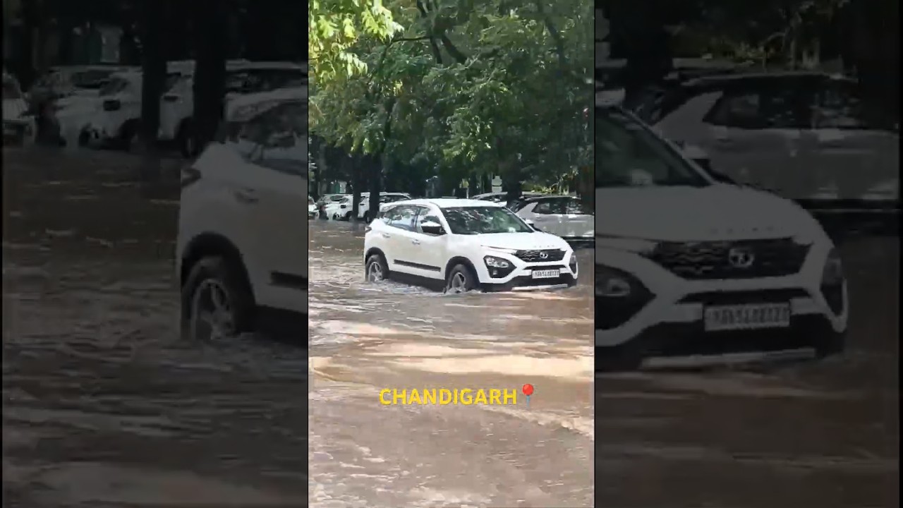 Waterlogging in Chandigarh After Heavy Rain || #CHANDIGARH ❤️