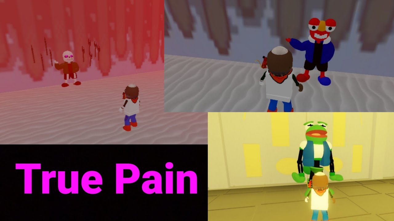 Roblox True Pain: Back For More || True Pain, Pacifist Elmo, and Disbelief Kermit