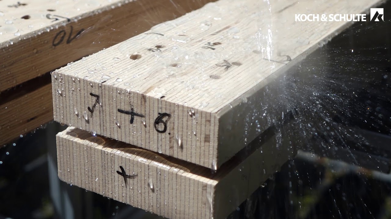 LIGNOPRO Baubuche-Varnish schützt optimal