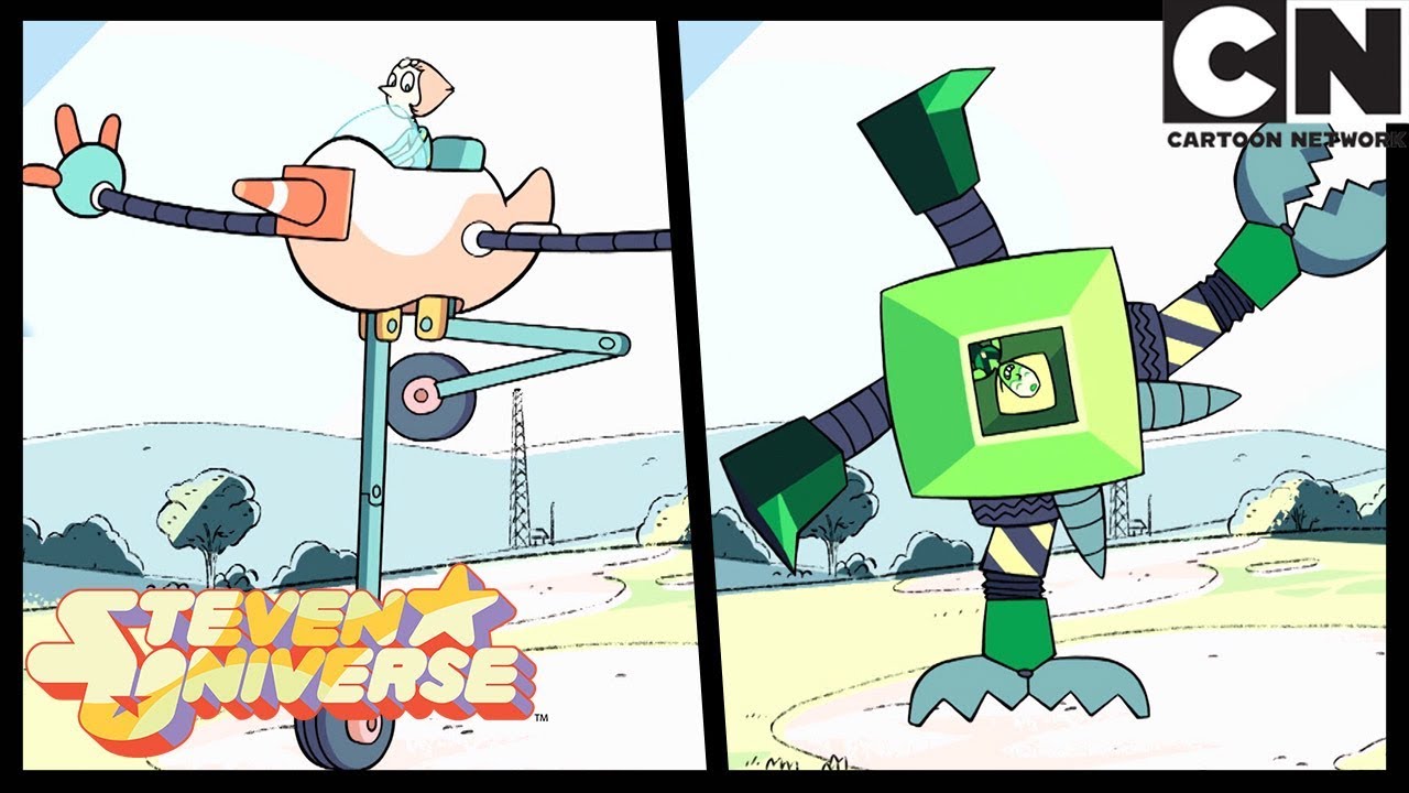 Steven Universe | Robolympics | Pearl and Peridot Build Robots | Back to the Barn | Cartoon Network