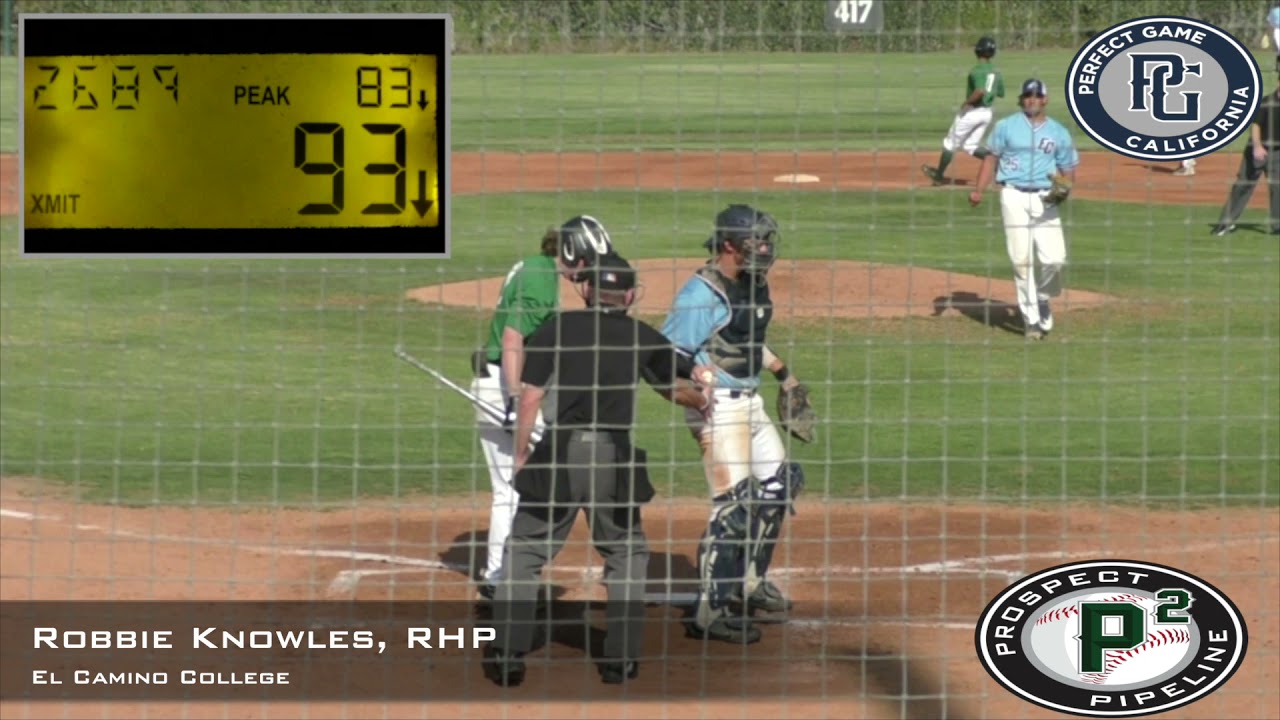 Robbie Knowles Prospect Video, RHP, El Camino College