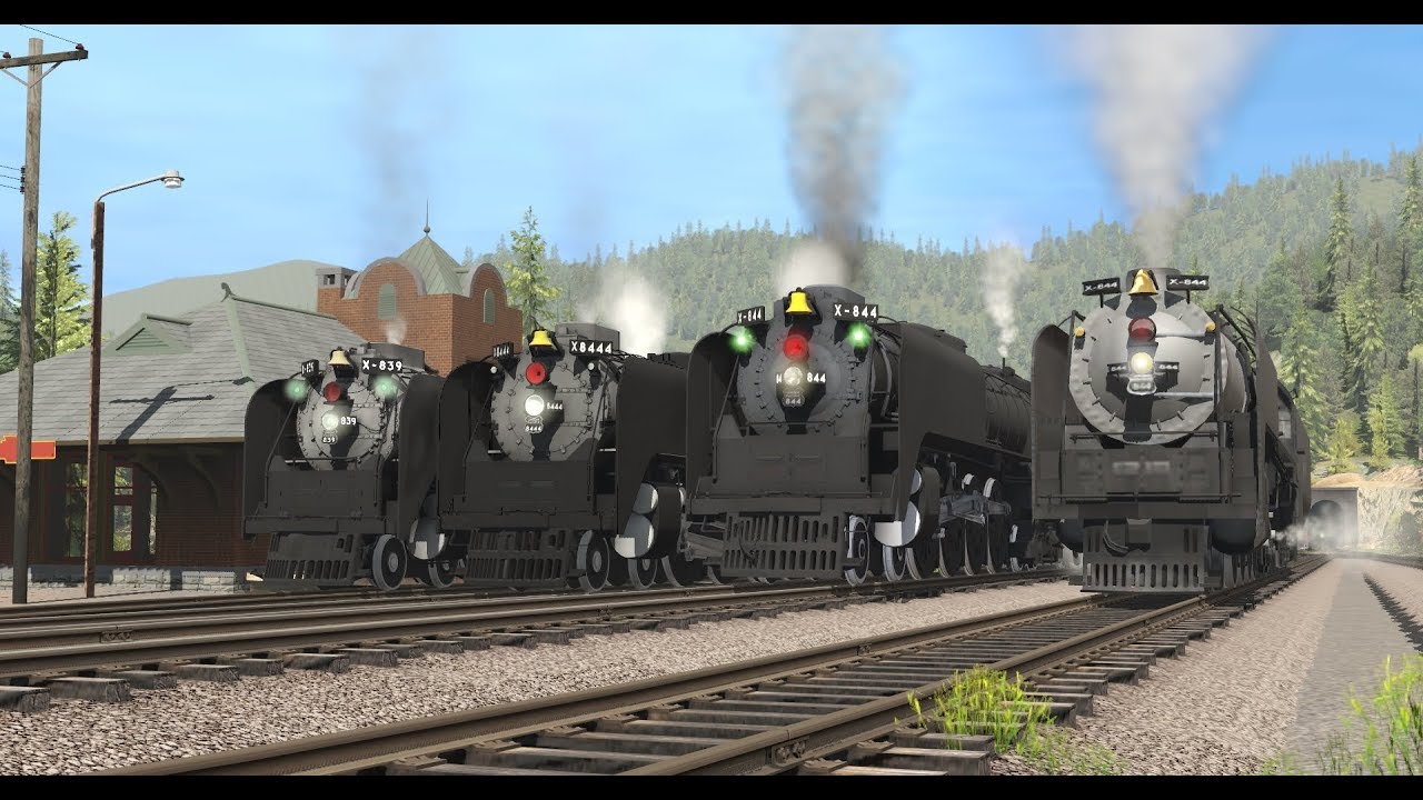 Trainz UP FEF-3 comparison