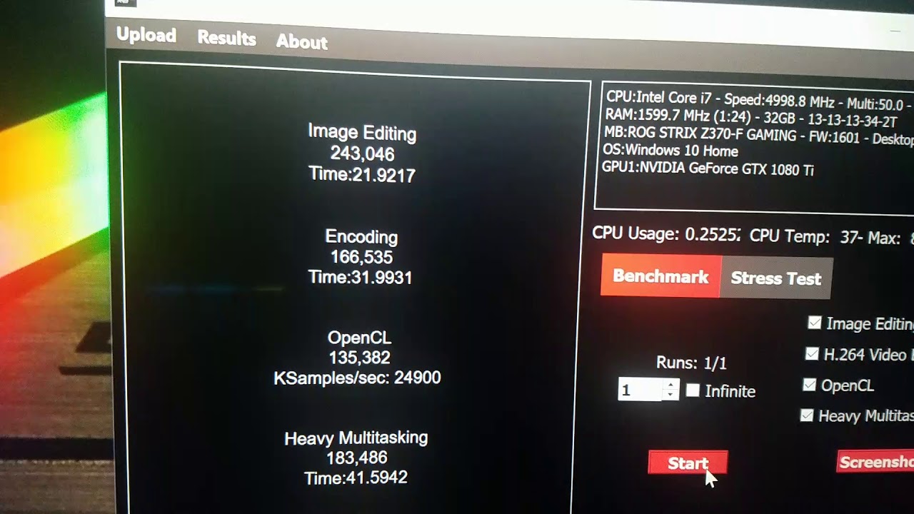 Realbench Asus Benchmark