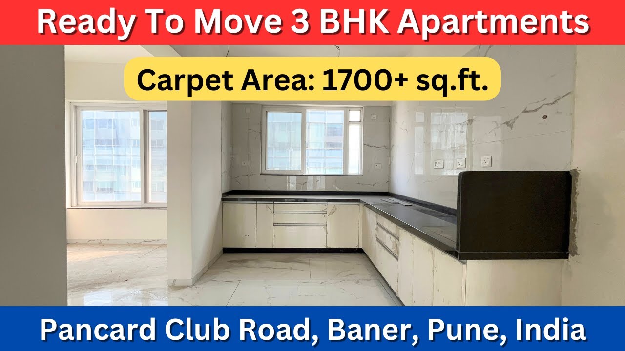 Ready To Move Luxurious 3 BHK Apartments | Pancard Club Road, Baner, Pune, India | +91 7420923928