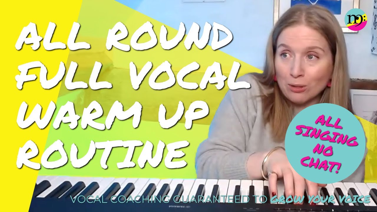20-минутная бесплатная комплексная разминка для голоса и урок пения | MusicForMy... Voice