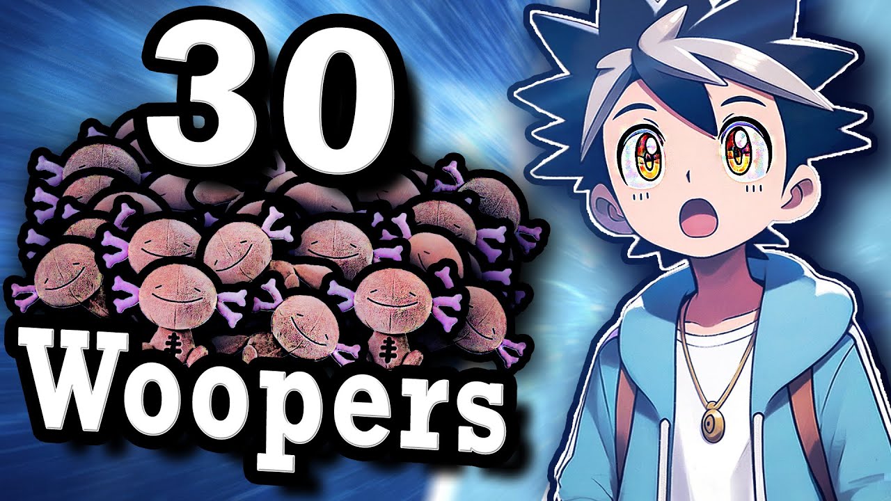 Pokemon is Selling Clodsire with 30 Woopers...