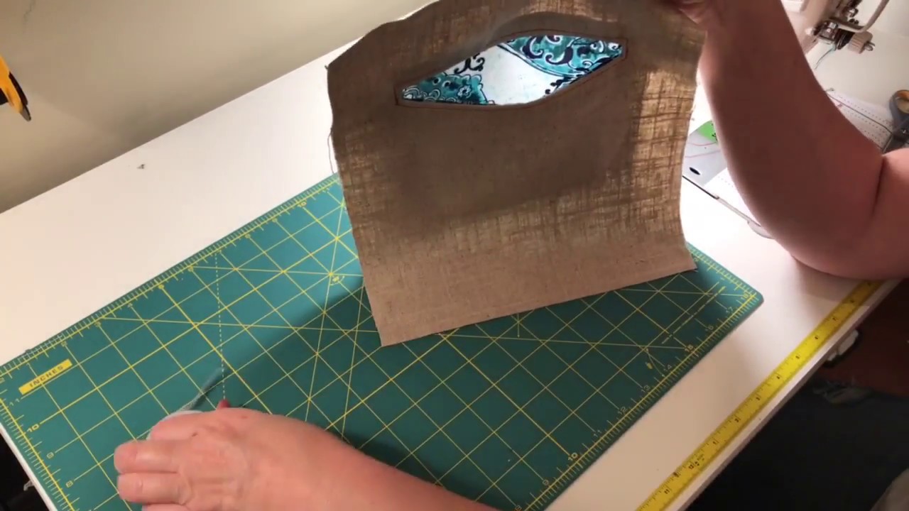 Inserting An In-Lining Slip Pocket.