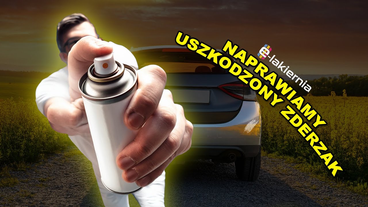 e-lakiernia - Jak lakierować sprayem. Lakierowanie zderzaka otarcia odpryski.