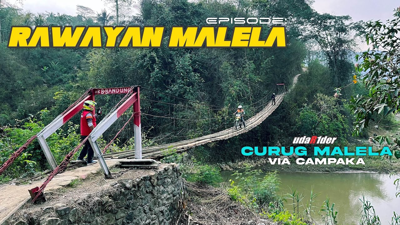Jembatan Gantung Cimonyet, Perbatasan Kab. Cianjur - Kab. Bandung Barat…#Menuju Curug Malela