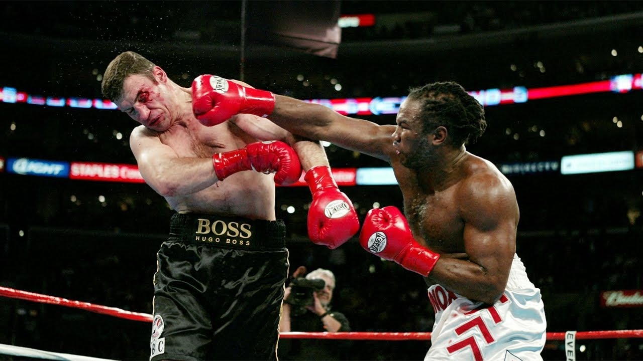 LEWIS CUT KLITSCHKO SO BADLY DOCTOR STOPPED IT—THEN LEWIS REFUSED REMATCH AND QUIT