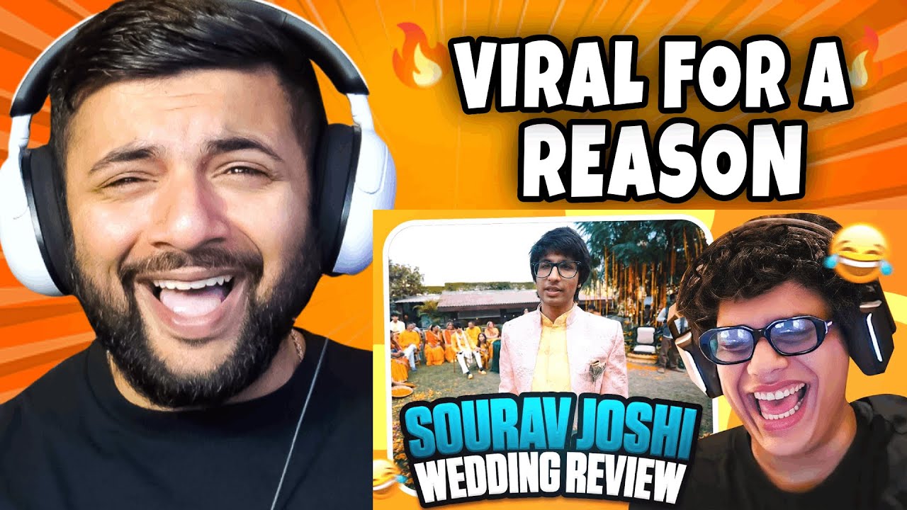 Pakistani Reacts to SOURAV JOSHI WEDDING REVIEW | Tanmay Bhat
