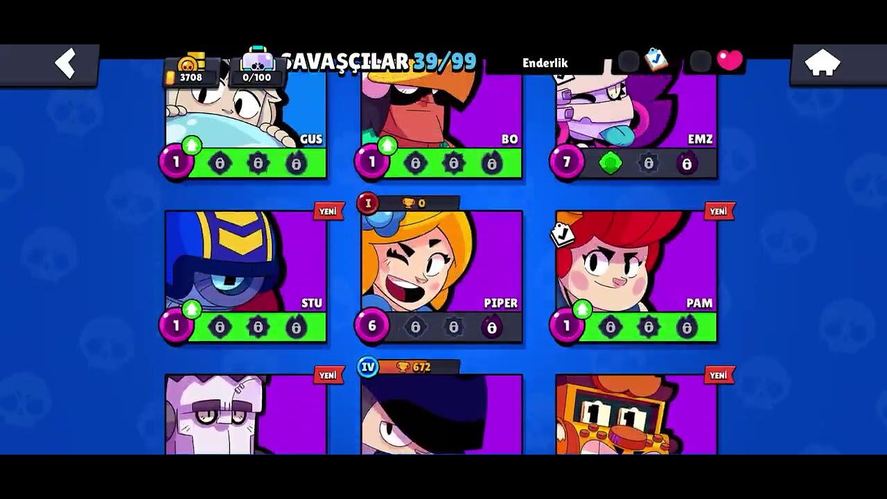 Brawl stars oynuyorum