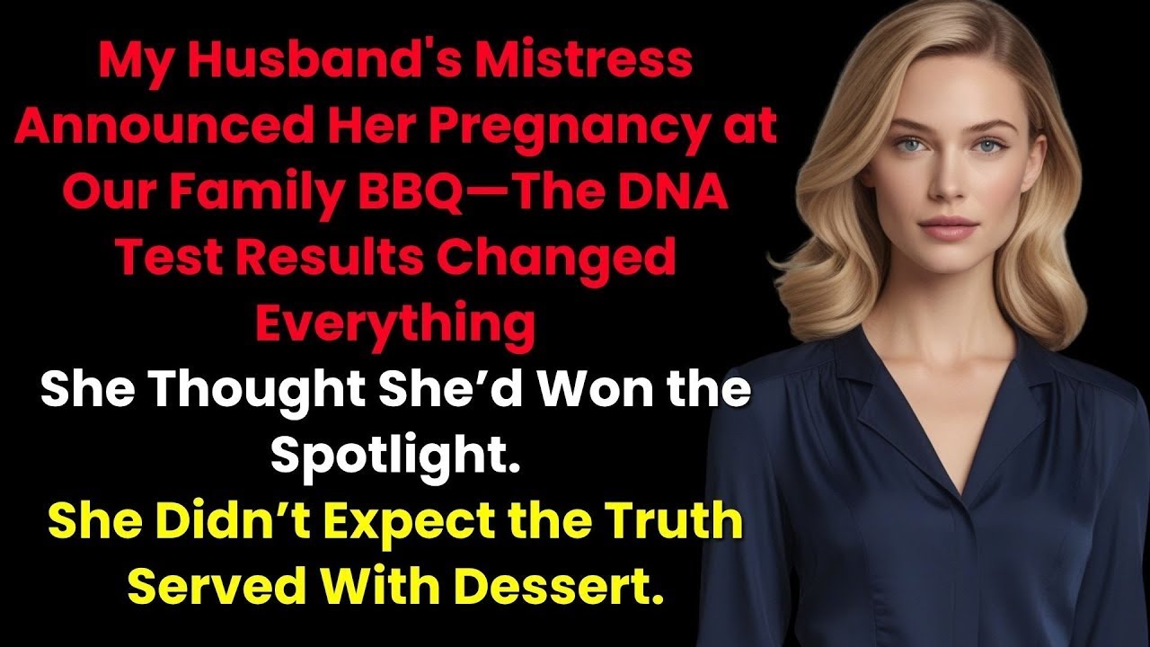 My Husband's Mistress Announced Her Pregnancy at Our Family BBQ—The DNA Test Results Changed