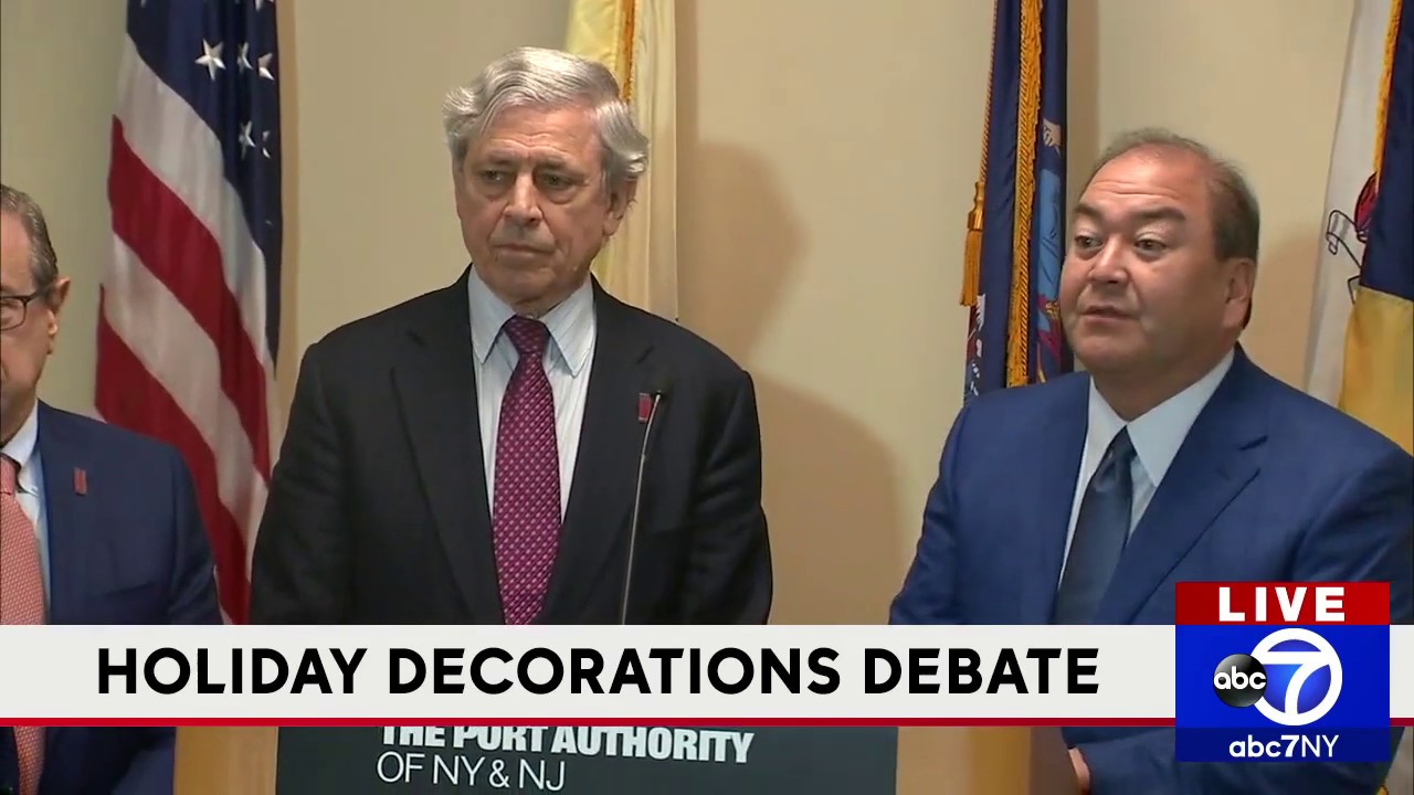 Briefing on Holland Tunnel decorations by Port Authority