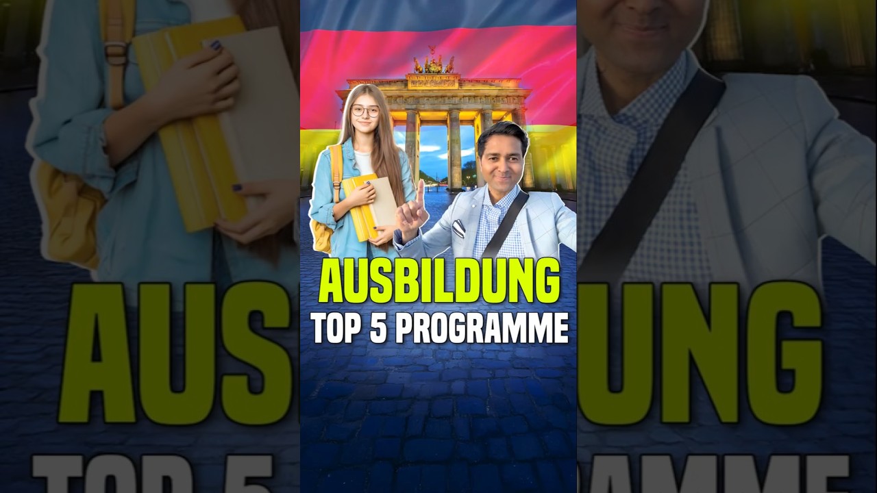 AUSBILDUNG - TOP 5 COURSES 🤩|  Germany Free Study 2025 | #germany#dreamjob #shorts #viralshorts
