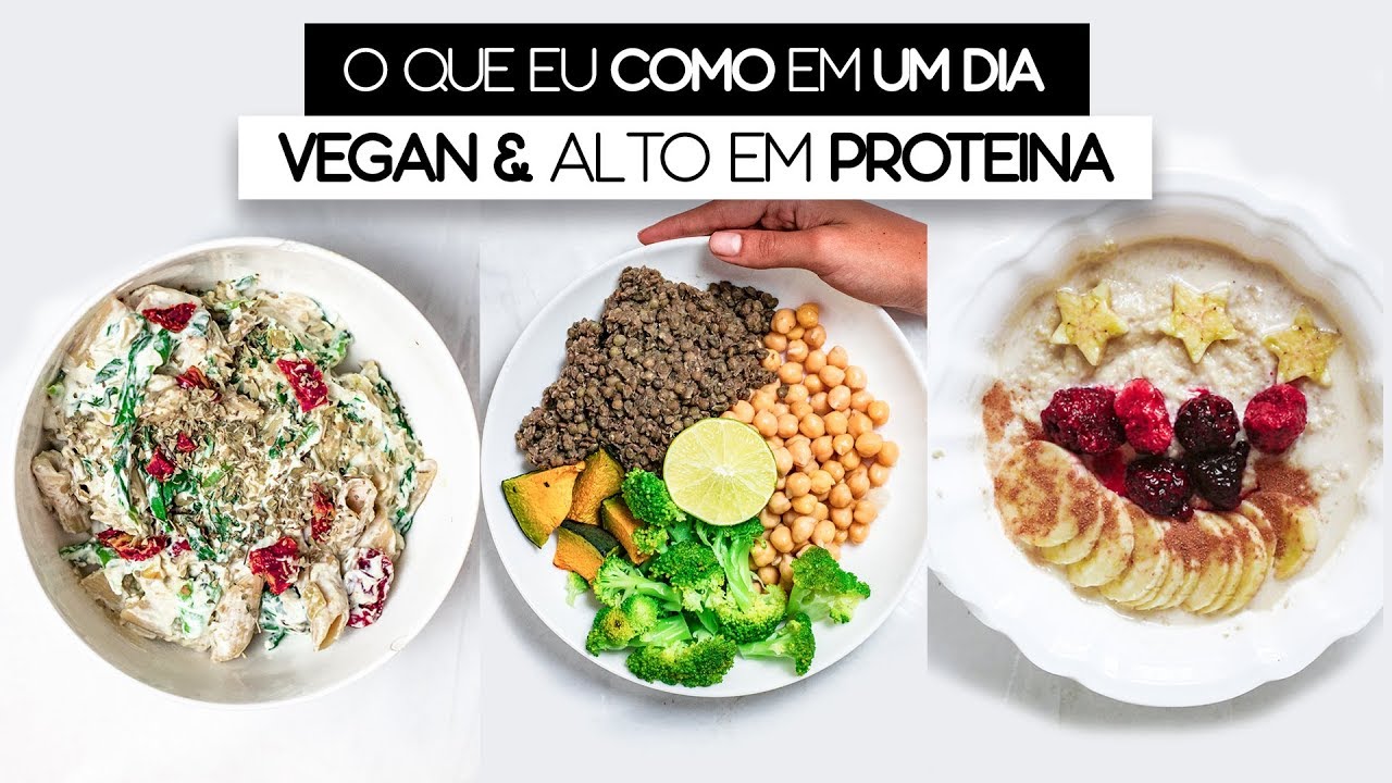 O QUE EU COMO EM UM DIA #3 | +100G DE PROTEÍNA: VEGANO (1500kcal)