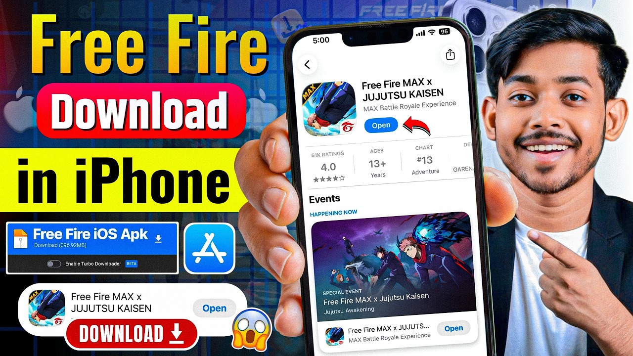Free Fire iPhone Download 2026 | How To Download Free Fire in iPhone | Free Fire Install in iPhone