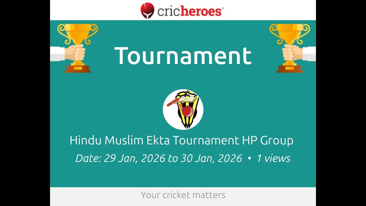 Final Day || Hindu Muslim Ekta Tournament HP Group || Morbi || UT Sports Live